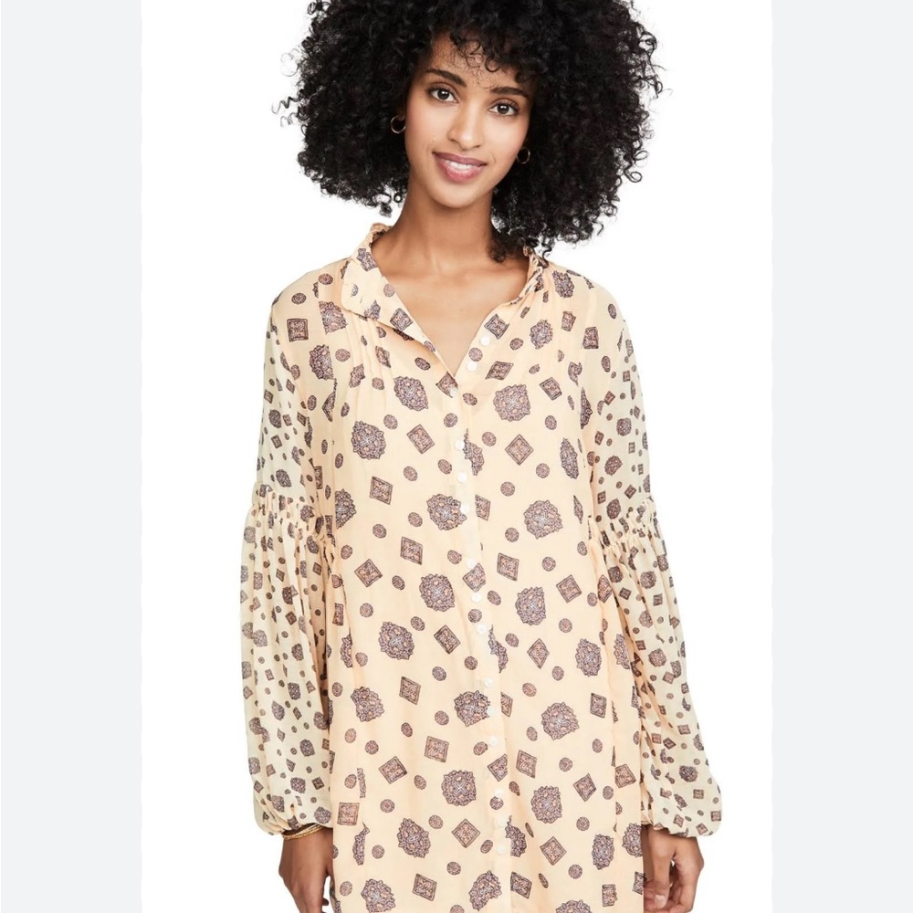 NWT Free People Tea Combo Women’s Mini Dress - Picture 3 of 16